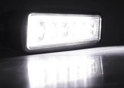 Farol Led Mini Barra Retangular 18W 12-24V - Imagem 2