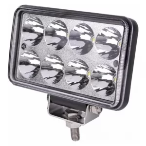 Farol De Milha Retangulo 10-30v 24w 8 Led