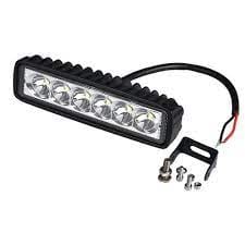 Farol Led Mini Barra Retangular 18W 12-24V